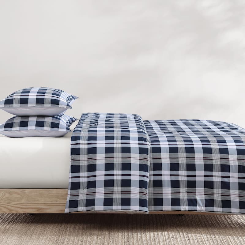 Tommy Hilfiger Dream Madras Cotton Blue Duvet Cover Set