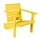 preview thumbnail 17 of 62, BAHIA VERDE OUTDOORS Haven Modern Adirondack Chair Sunbeam Yellow