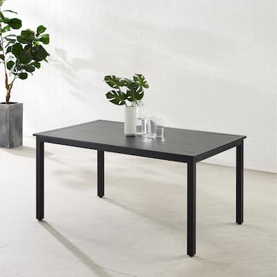 Crosley Hansen Outdoor Metal Dining Table - 37"x60"x28.5"