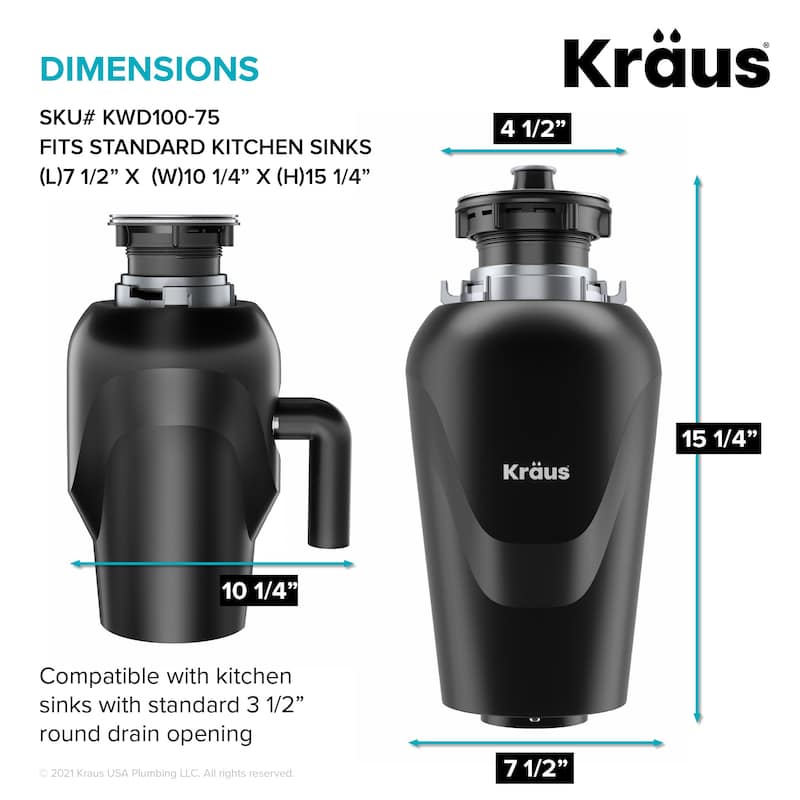 Kraus KHU103-33-100-75MB Standart PRO 32-3/4" Undermount Double Basin