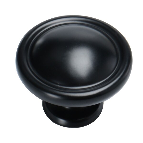 Knobs Zinc Alloy 29mm Round Knob Pull Handle DIY Furniture Cabinet Cupboard Wardrobe Dresser Drawer Replacement Accessory Black