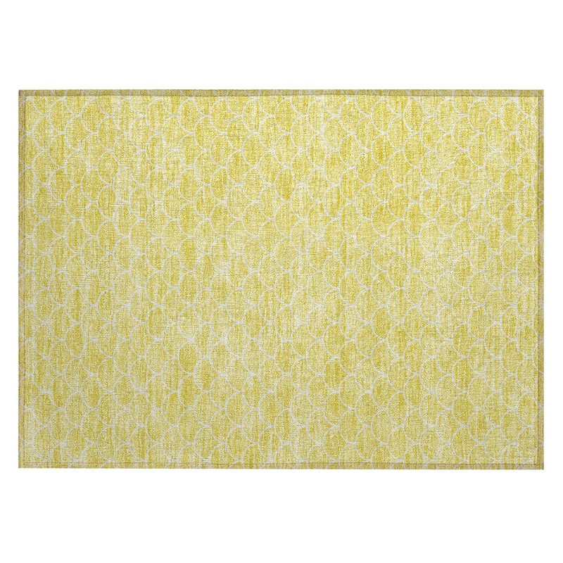 Machine Washable Indoor/ Outdoor Chantille Modern Geo Rug