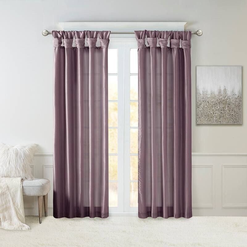 Twist Tab Window Curtain Panel