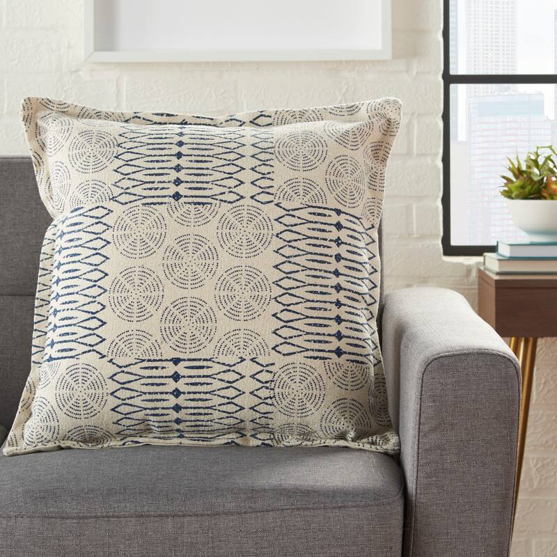 Mina Victory Lifestyle Geometric Throw Pillow