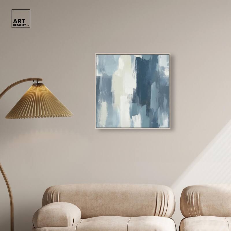 Blue Union Canvas by Art Remedy