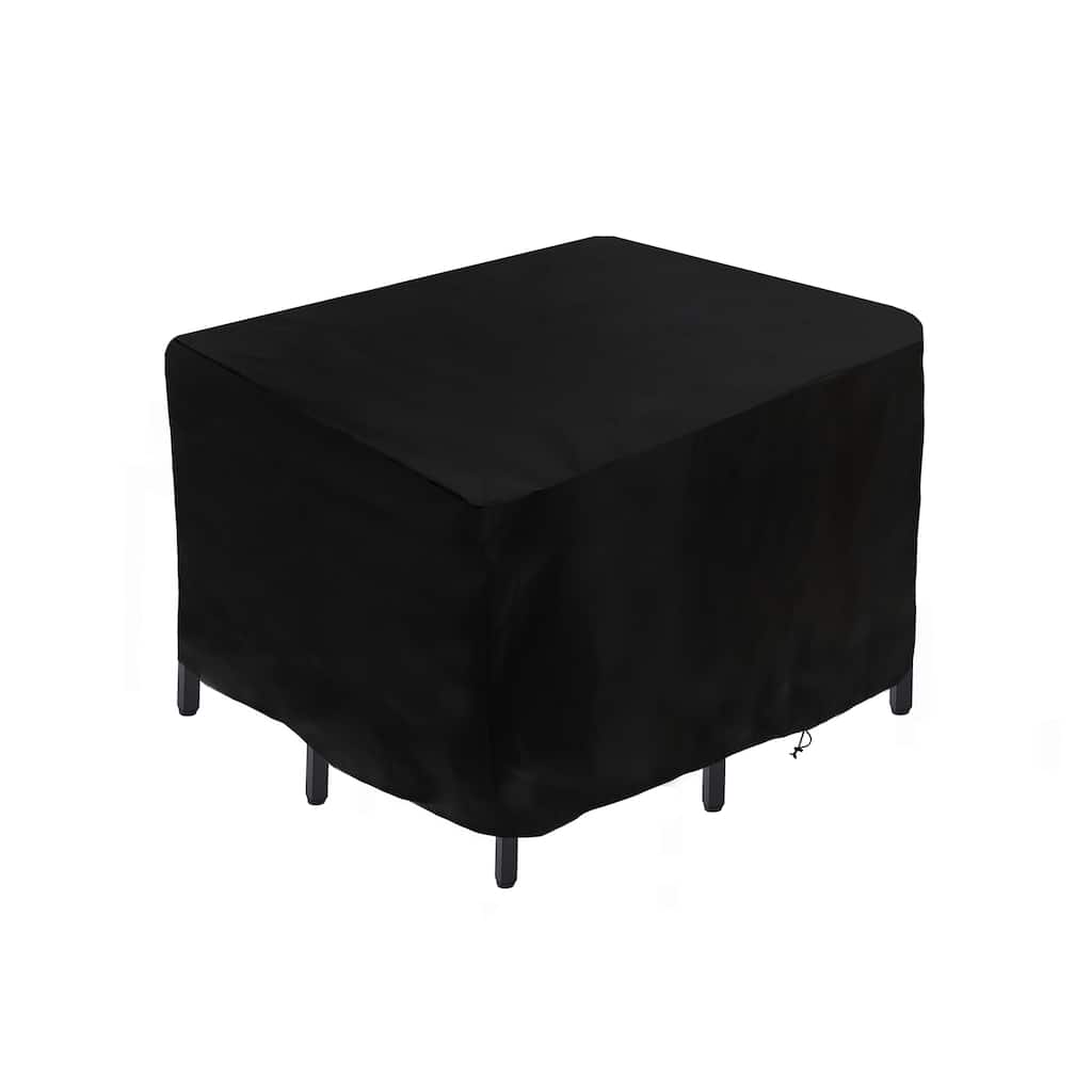 56" Waterproof Patio Furniture Cover, Black by National Tree Company - 56 in