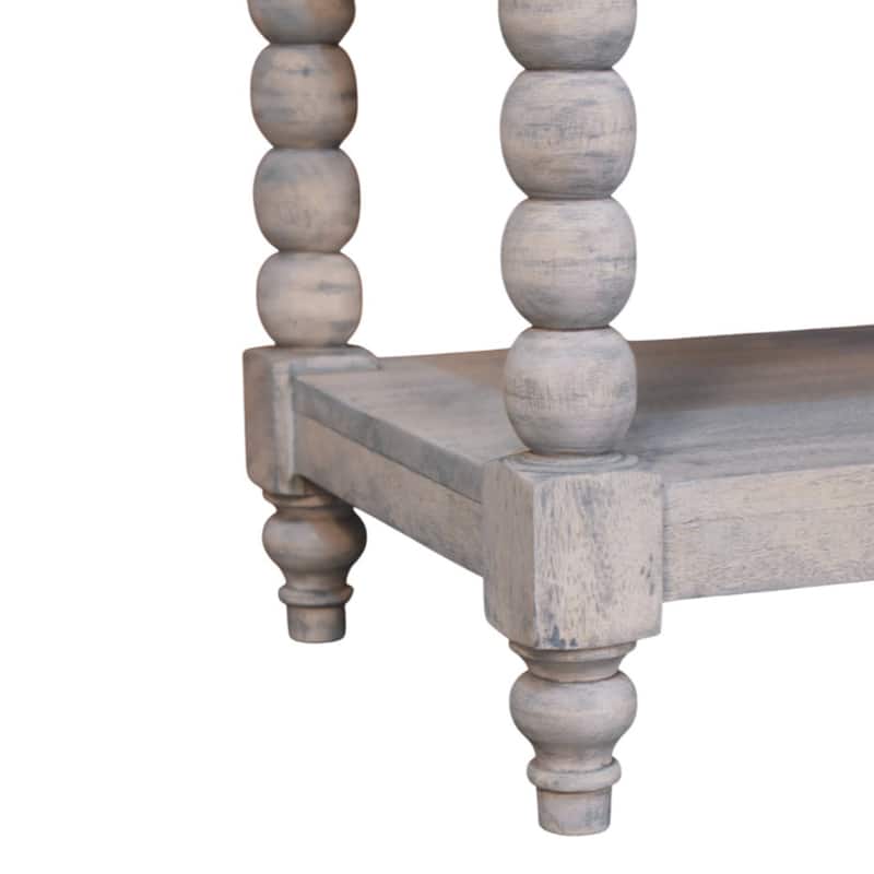 Solid Wood Barclay Acid Wash Side Table