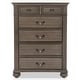 preview thumbnail 23 of 22, Furniture of America Vame Traditional Grey Wood 6-Piece Poster Bedroom Set