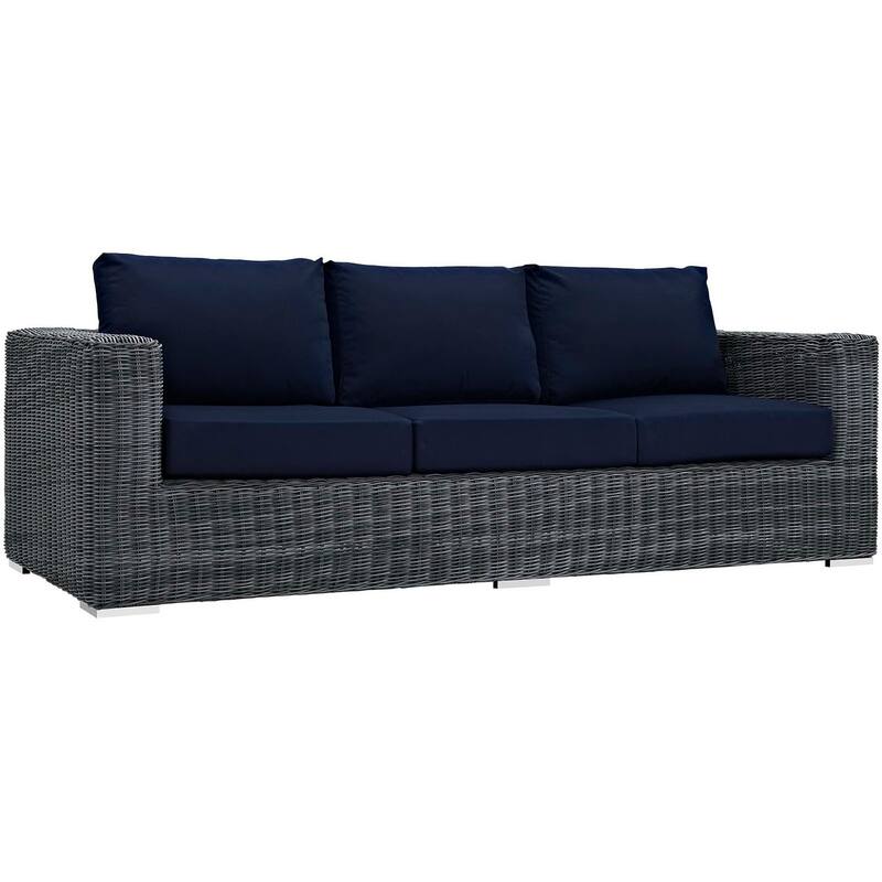 Summon Outdoor Patio Sunbrella® Sofa - Canvas Navy