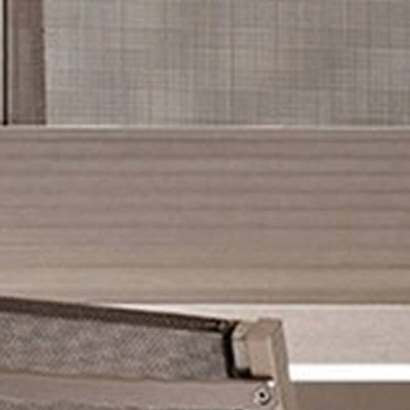 Kris 9 Piece Patio Dining and Lounge Set, Gray Textilene Seating, Aluminum