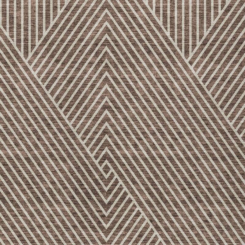 HomeRoots Geometric Transitional Rectangle Outdoor Rug