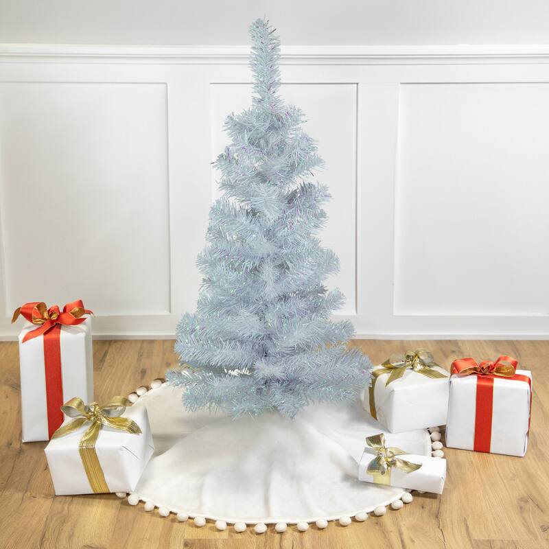 Medium Rockport White Pine Artificial Christmas Tree - 3' - Unlit - 3 Foot
