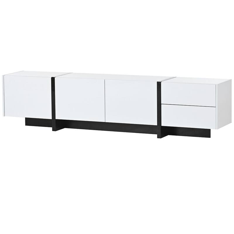 74.8'' Modern Style Contemporary Rectangle Design TV Stand