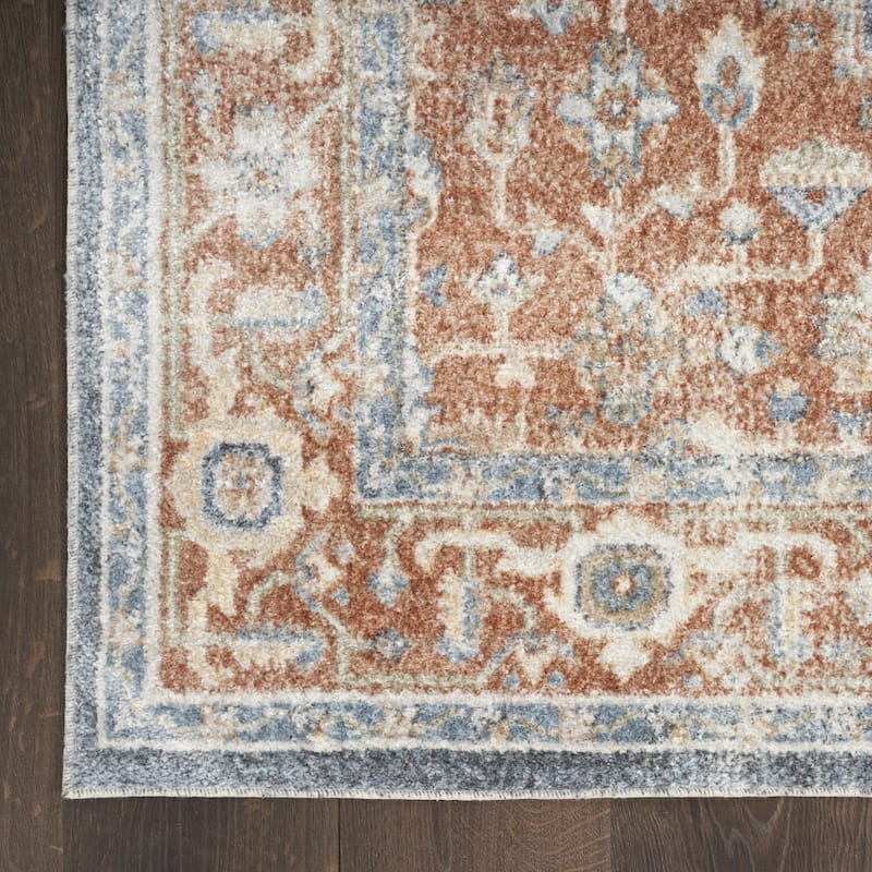 Satu Power Loomed Distressed Area Rug By HomeRoots - 144' X '26' X '0.25