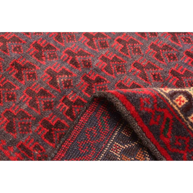 ECARPETGALLERY Hand-knotted Teimani Dark Grey Wool Rug - 2'9 x 4'2