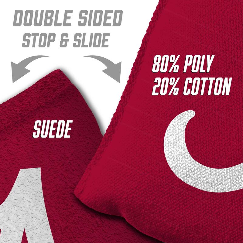 Alabama Crimson Tide NCAA Dual Sided Pro Stop & Slide Cornhole Bags
