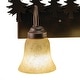 preview thumbnail 5 of 3, Vaxcel Lighting Bozeman 4 Light 33" Wide Bathroom Vanity Light with