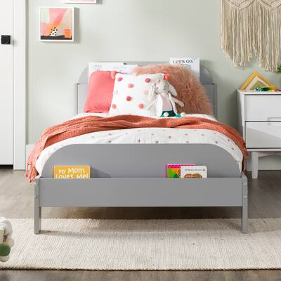 Middlebrook Solid Wood Twin Bed with Book Storage