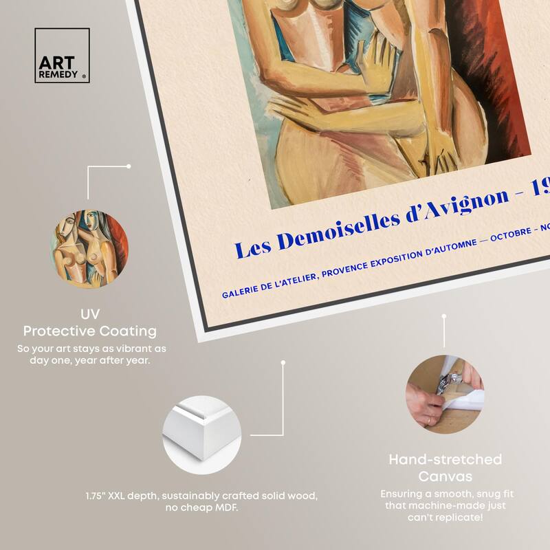 Picasso's Avignon Canvas by Art Remedy