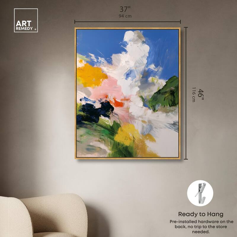 Clouds and Color II Canvas by Art Remedy