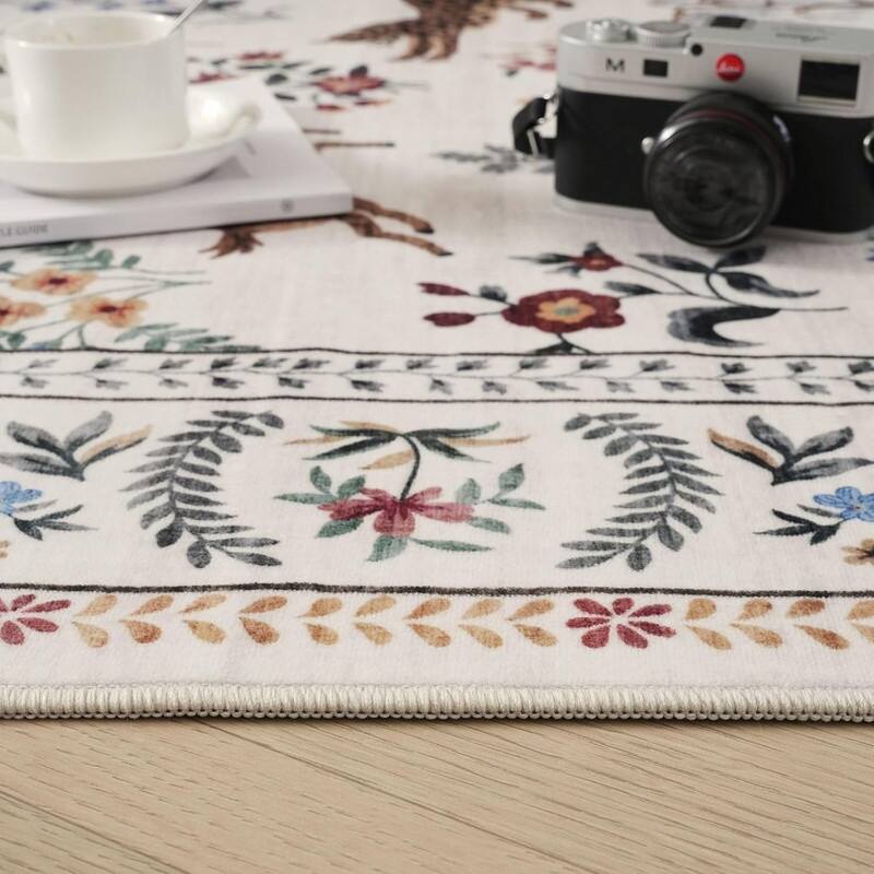 Kitchen Runner Rug Non Slip 2'x10' Long Washable Rugs - 120"L x 24"W