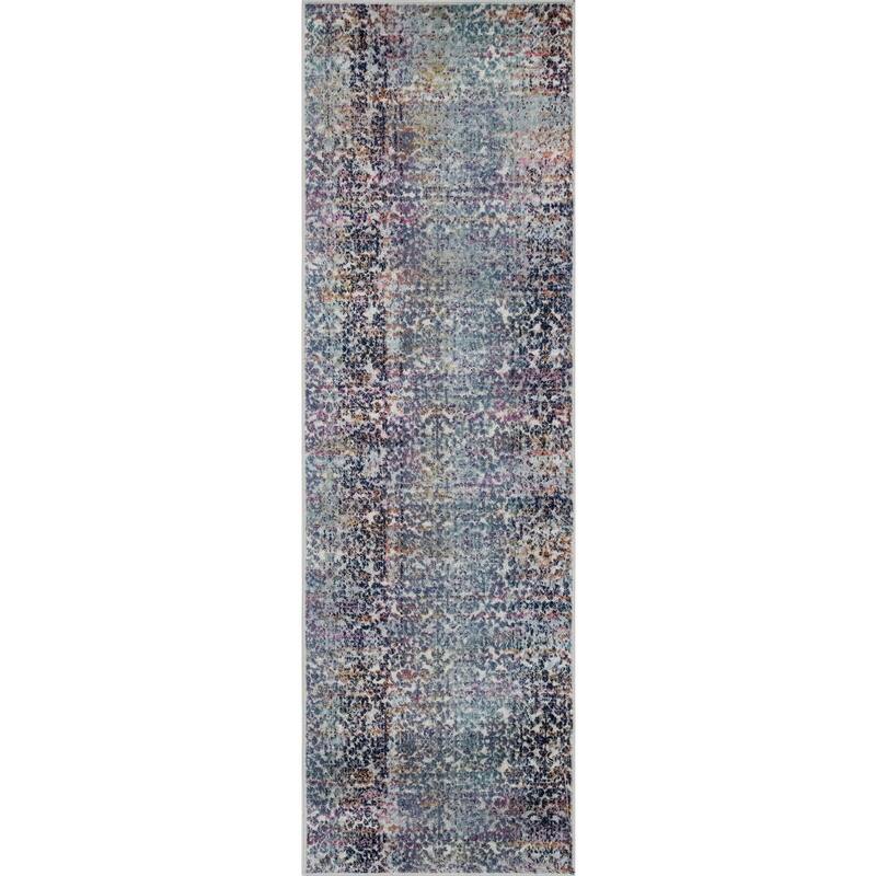 Noori Rug High-low Westfield Philip Rug - 1'10" x 6'0" - Pink/Orange