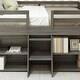 preview thumbnail 16 of 21, Max and Lily Farmhouse Twin Low Loft Bed with 2 Bookcases