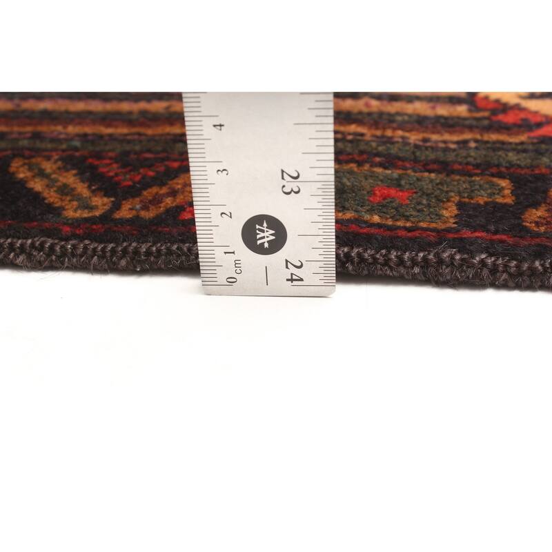 ECARPETGALLERY Hand-knotted Teimani Dark Navy Wool Rug - 2'11 x 4'9