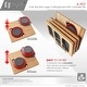 preview thumbnail 4 of 8, STYLISH Bamboo Over the Sink Cutting Board with Collapsible Bowl and Collander - 15.875" x 18"