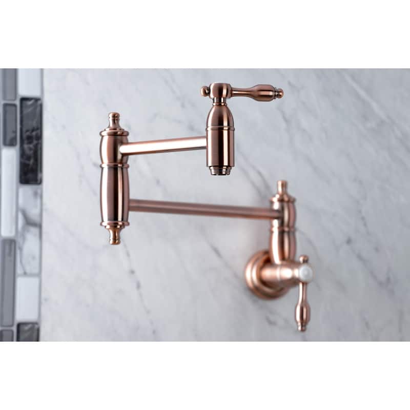 Tudor Wall Mounted Pot Filler Faucet