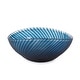 preview thumbnail 3 of 6, Allan Andrews Oceanic Wave Hand Blown Glass Bowl
