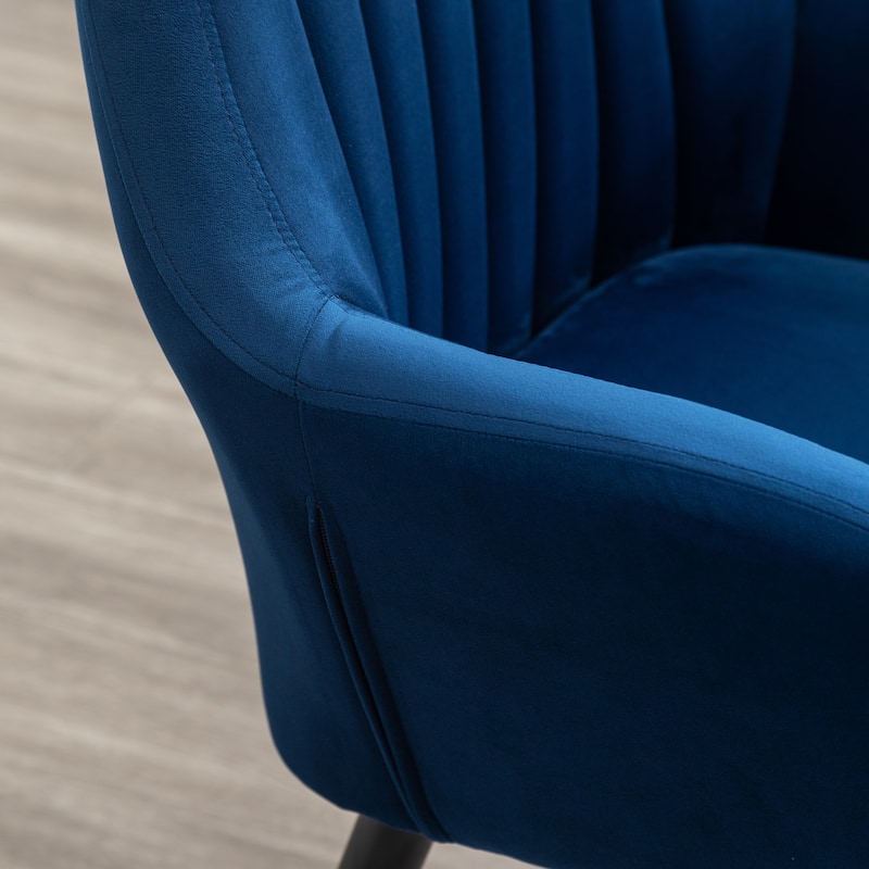 Roundhill Furniture Tuchico Contemporary Velvet Upholstered Accent Chair
