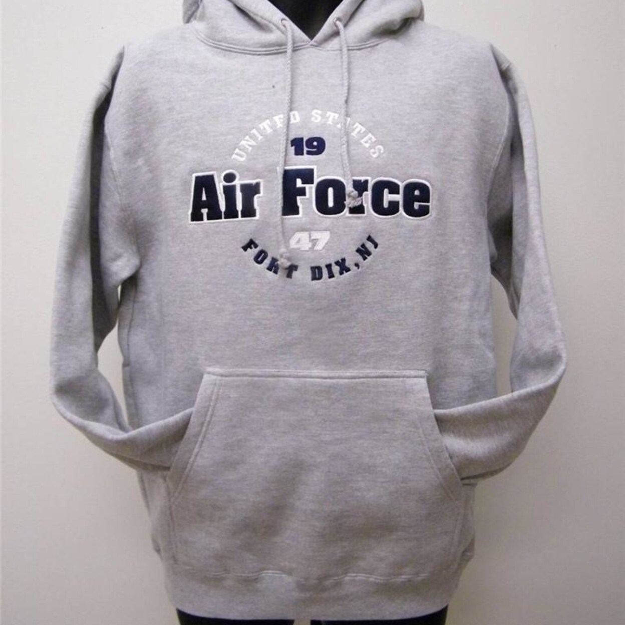 Shop United States Air Force Fort Dix Adult Small S Gray Hoodie