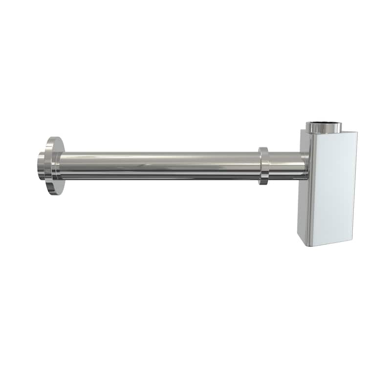 Oval Bottle Trap Drain, Chrome - 5.25" x 13" 5.25" - 5.25" x 13" 5.25" - Chrome