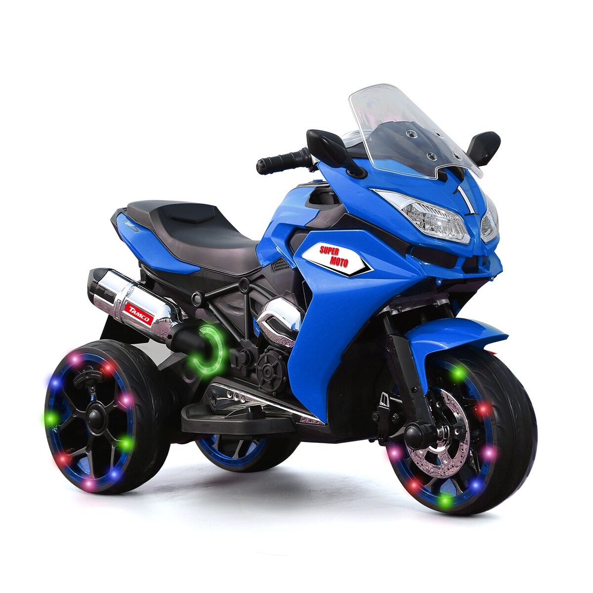 Pink 12V Kids Motorcycle Ride on 3 Wheel Motorcycle Children s Rechargeable Ride on Bike Bed Bath Beyond 40812587