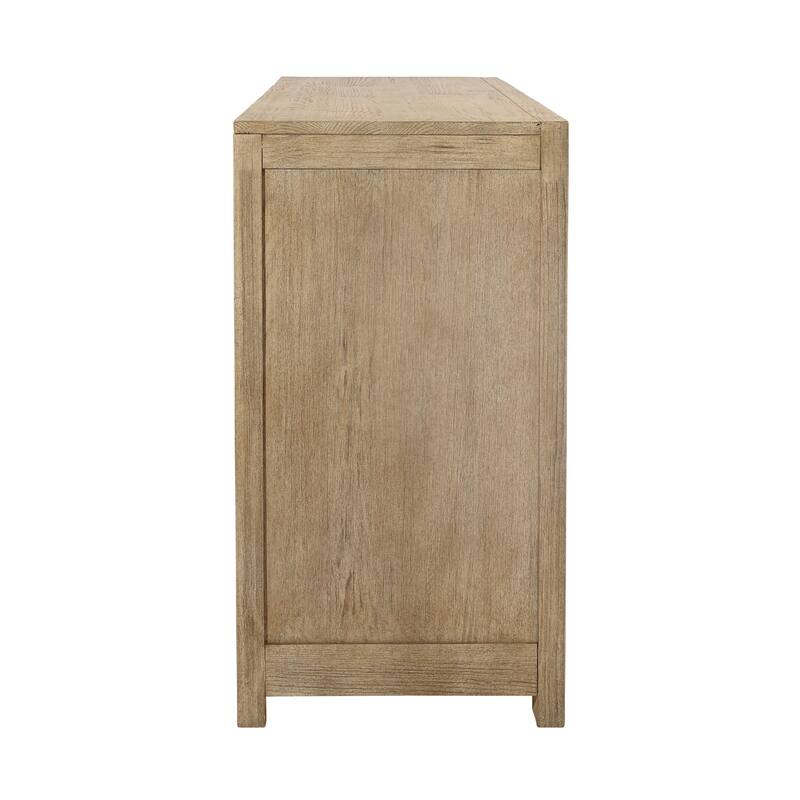 Rowena 6-Drawer Dresser, Light Warm Wash