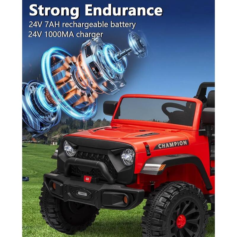 2 Seater Ride On Jeep Car Toy Vehicle for Kids Best Gifts