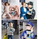 preview thumbnail 3 of 4, DolliBu Blue Penguin Police Officer Plush Toy w/ Cop Uniform and Cap - 6 inches