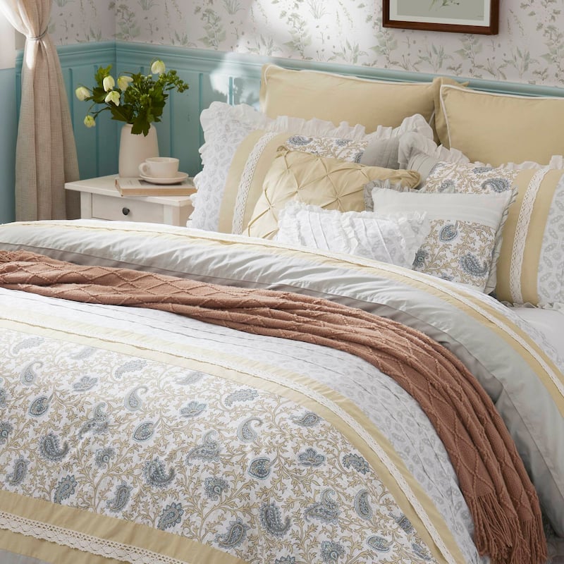 Madison Park Vanessa 9 Piece Cotton Percale Comforter Set