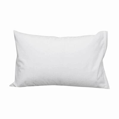 100pct Water Resistant Terry Surface White Pillow Protector