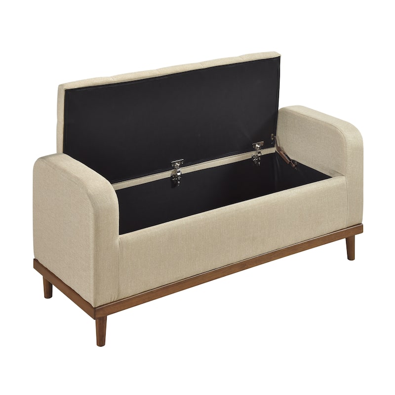 Brighton Fabric Lift Top Storage Bench