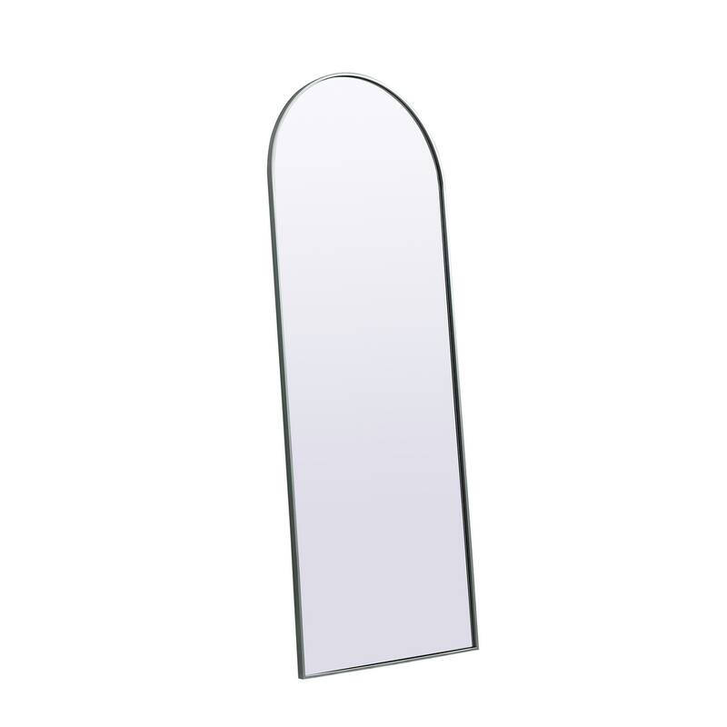 Indigo Home Metal Frame Arch Full Length Mirror 28x74 Inch