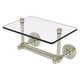 preview thumbnail 20 of 26, Allied Brass Waverly Place Collection Two Post Toilet Tissue Holder with Glass Shelf