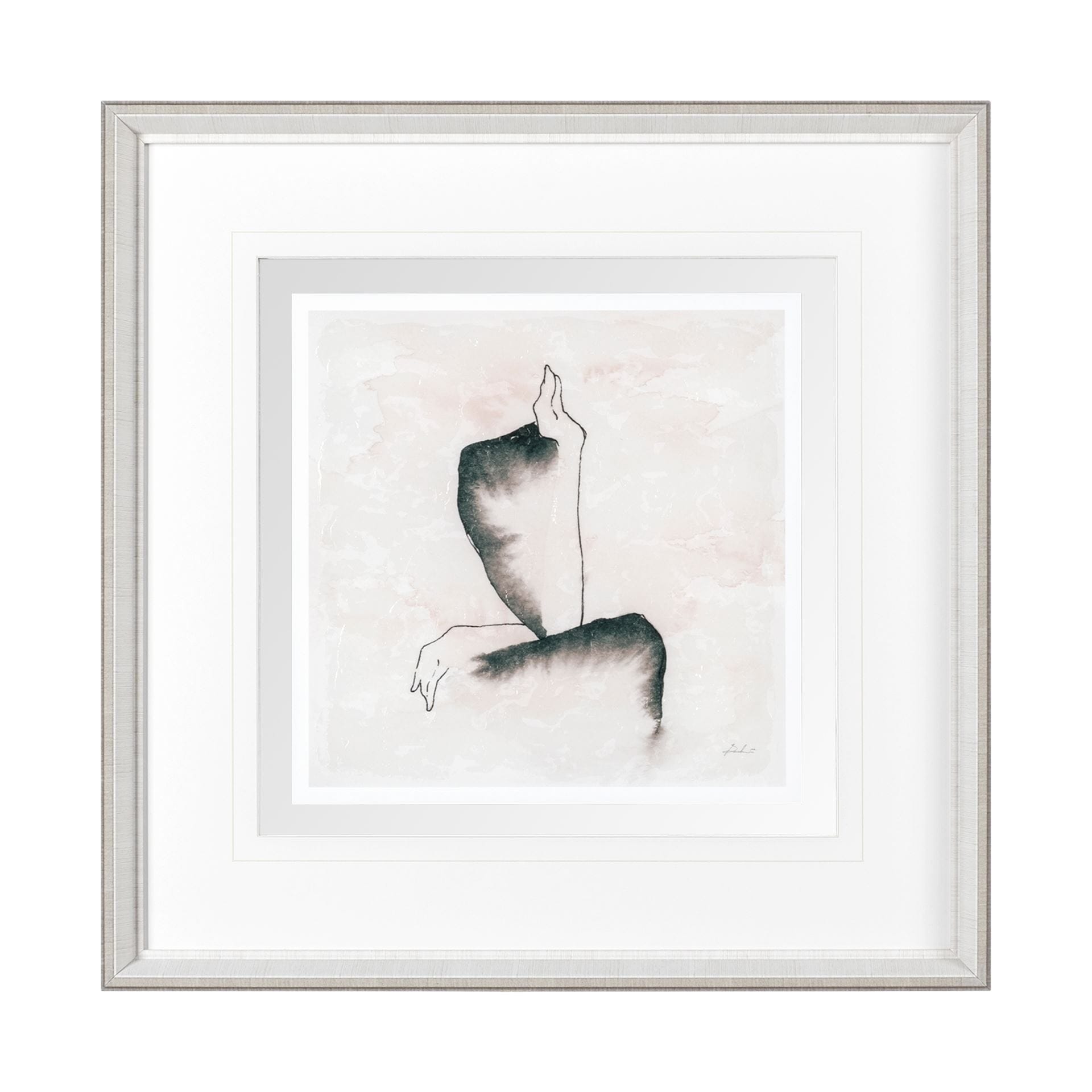 Andromedae Light I by Melody D a Hand Embellished Textured Framed Art Print Matted under Glass
