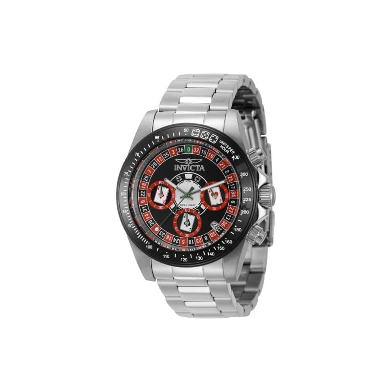 Invicta Men's 44643 Speedway Quartz Chronograph Black Dial Watch
