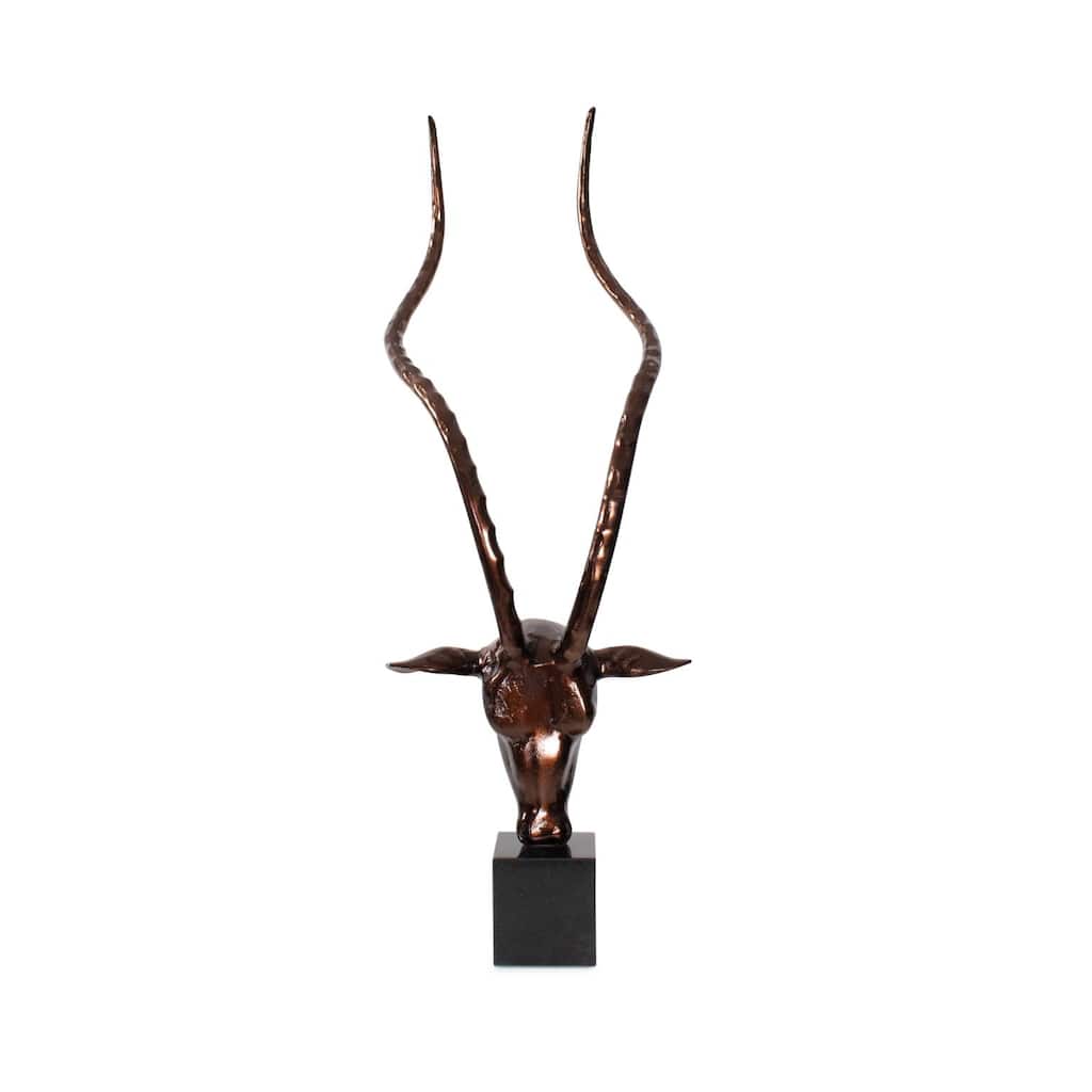 Kisumu Antelope Sculpture - 8H x 3.1/4W x 3.1/4D