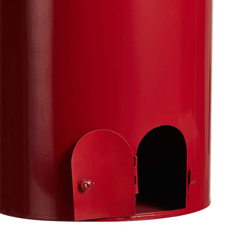 Glitzhome 24"H Bell Roof Decorative Outdoor Garden Birdhouse - 8.75''L X 8.75''W X 24.00''H