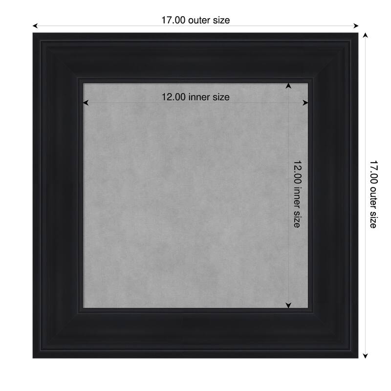 Amanti Art Abbey Black Framed - 17 x 17 in