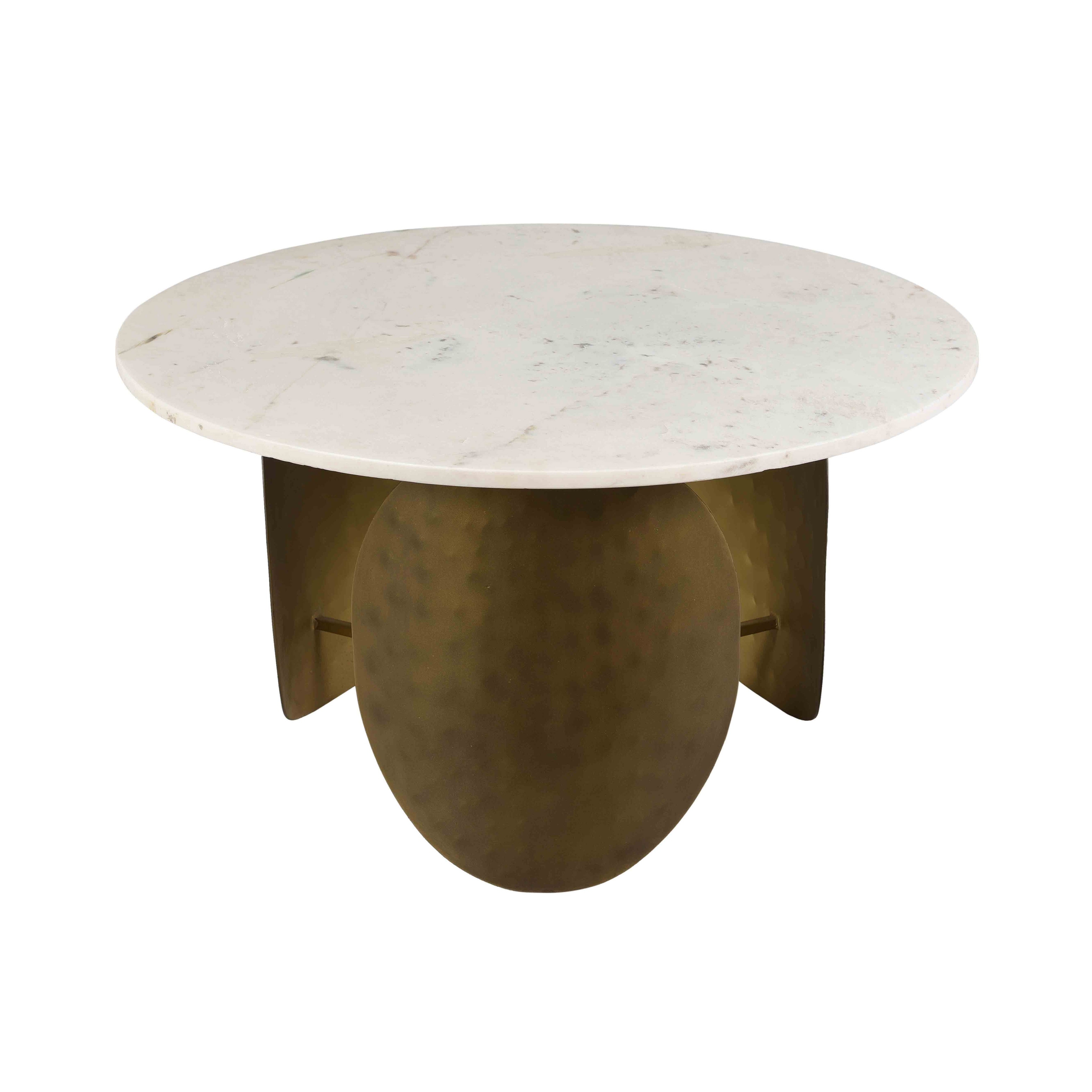 TOV Furniture Indio White Marble Cocktail Table