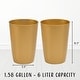 preview thumbnail 47 of 60, HOLD N’ STORAGE - Set of 2 Small Trash Can with Open Top for Compact and Tight Spaces – 1.58 Gallon Capacity